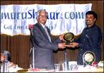 Director K. Shankara Rao honouring Justice P. P. Ramakrishnam Raju, click here to see large picture.