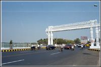 Arch on one end of Tank bund