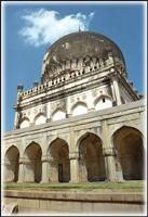 aging Qutb Shahi tombs