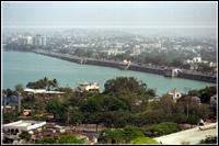View of Hussain Sagar from Birla Mandir