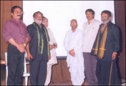 Interactive Novel Launch: G.V. Amareswara Rao, Paruchuri Brothers, K. Shankar Rao, Pundarikakshyya, Shantiswaroop